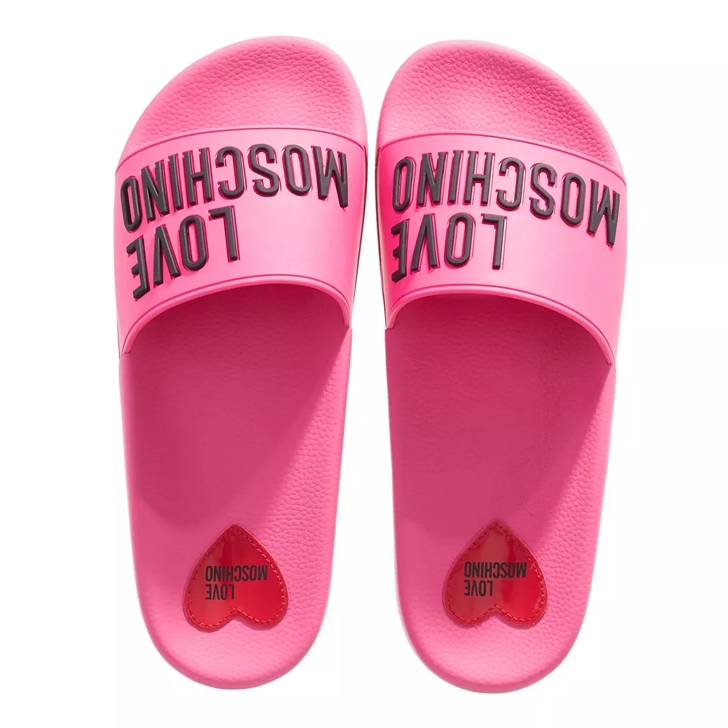 Pink 2025 moschino sliders