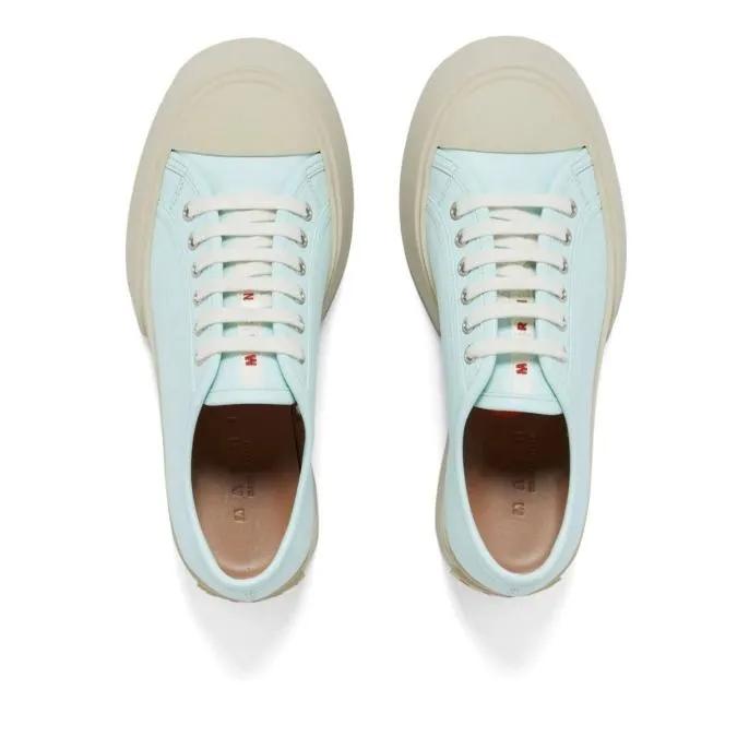 Thumbnail - Marni Low-Top Sneaker - Pablo Leather Platform Sneakers - Gr. 38 (EU) - in Weiß - für Damen