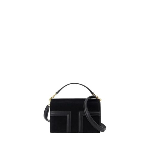 TOTEME Sac à bandoulière Mini T-Flap Pony Hair Bag - Leather - Black Black