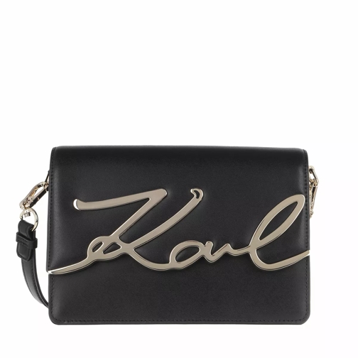Karl Lagerfeld Karl Signature Shoulderbag Black/Gold Crossbody Bag