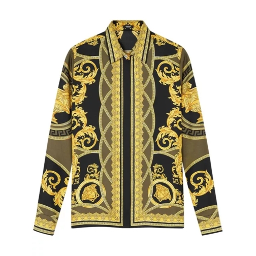 Versace La Coupe Des Dieux Multicolor Shirt Yellow 