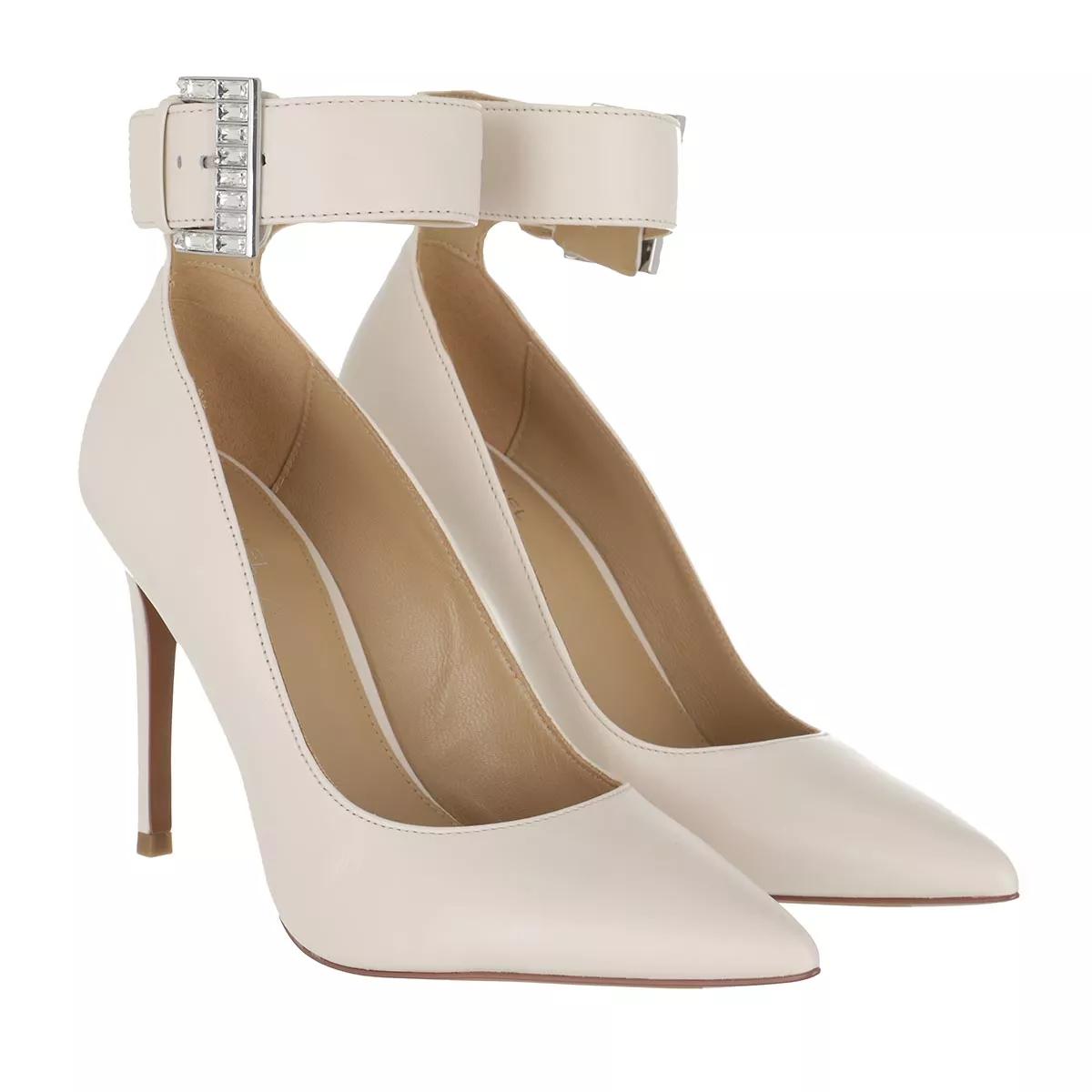 Michael kors white hot sale high heel sandals