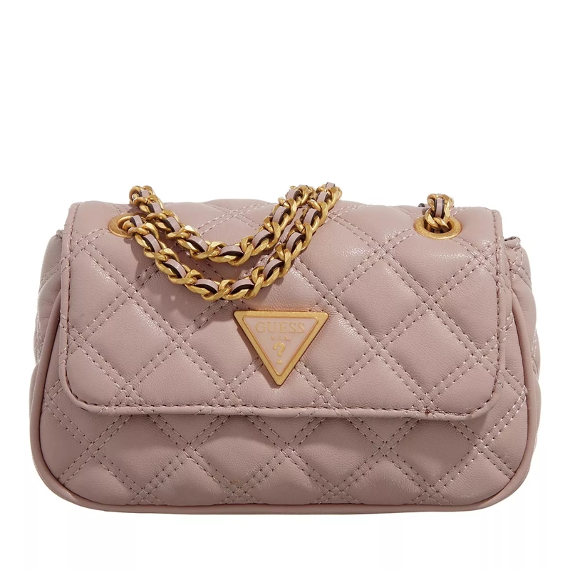 Guess Crossbody Bag Giully Mini Cnvrtble Xbdy Flap Rosewood