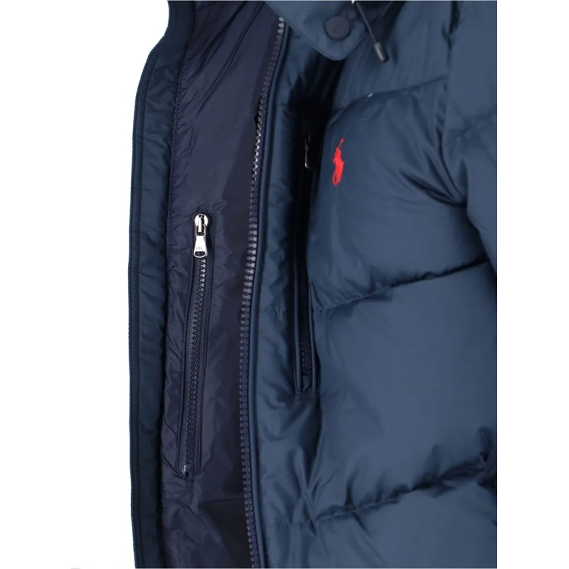 Polo Ralph Lauren Daunenjacke Gorham Down Jacket In Navy Blue Fabric Blue(Image 10)