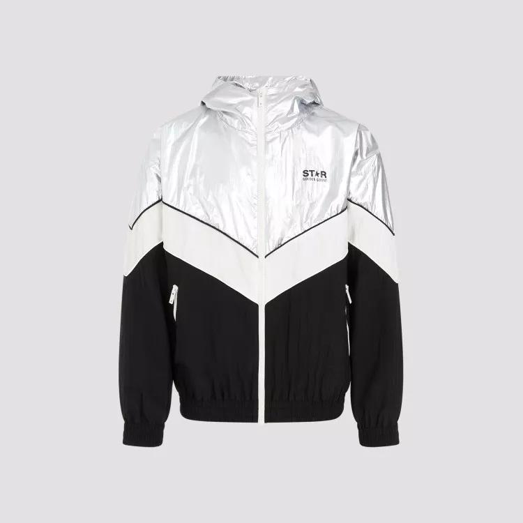 Golden Goose - Silver Windbreaker - Größe 48 - silver