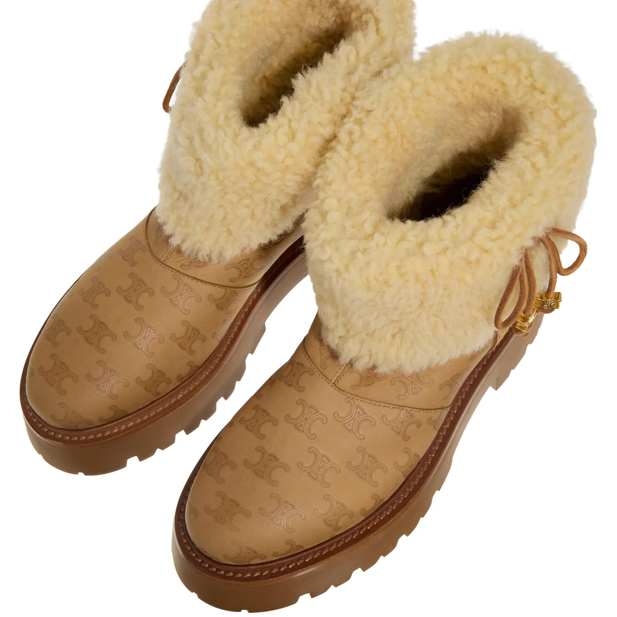 Thumbnail - Celine Winterboots - Cropped Boot - Gr. 41 (EU) - in Braun - für Damen