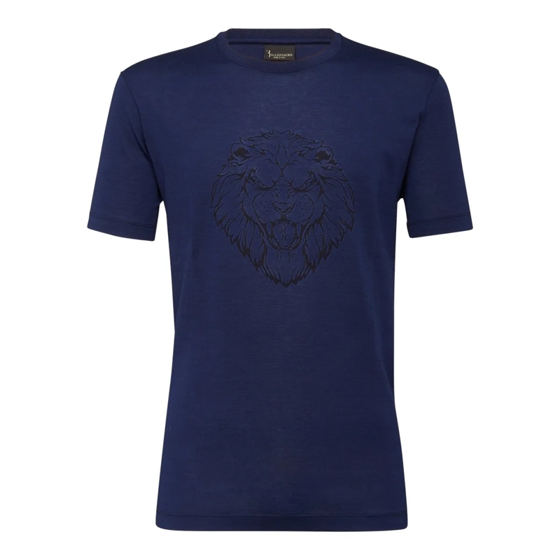 BILLIONAIRE T-Shirt T-Shirt Lion dunkel-blau