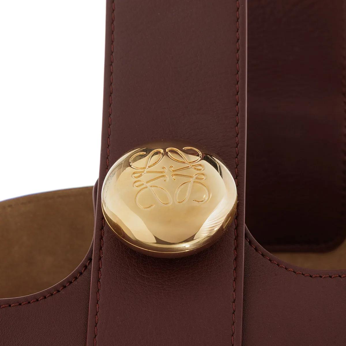 Loewe Bucket bags Medium Pebble Bucket Bag in rood