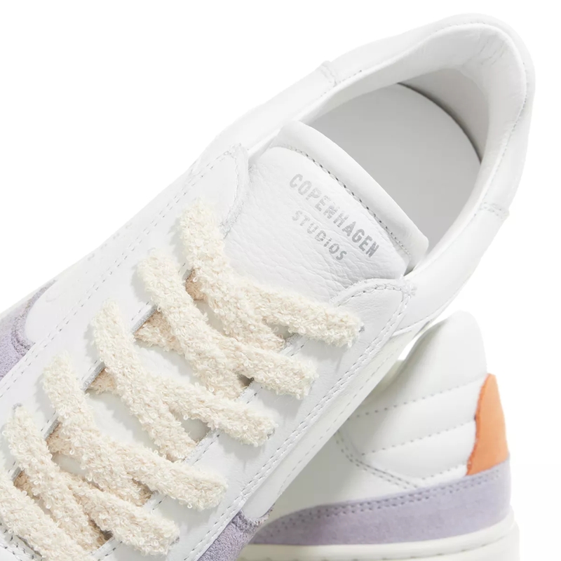 Copenhagen Low-Top-Sneaker CPH75 Leather Mix White/Purple(Image 3)