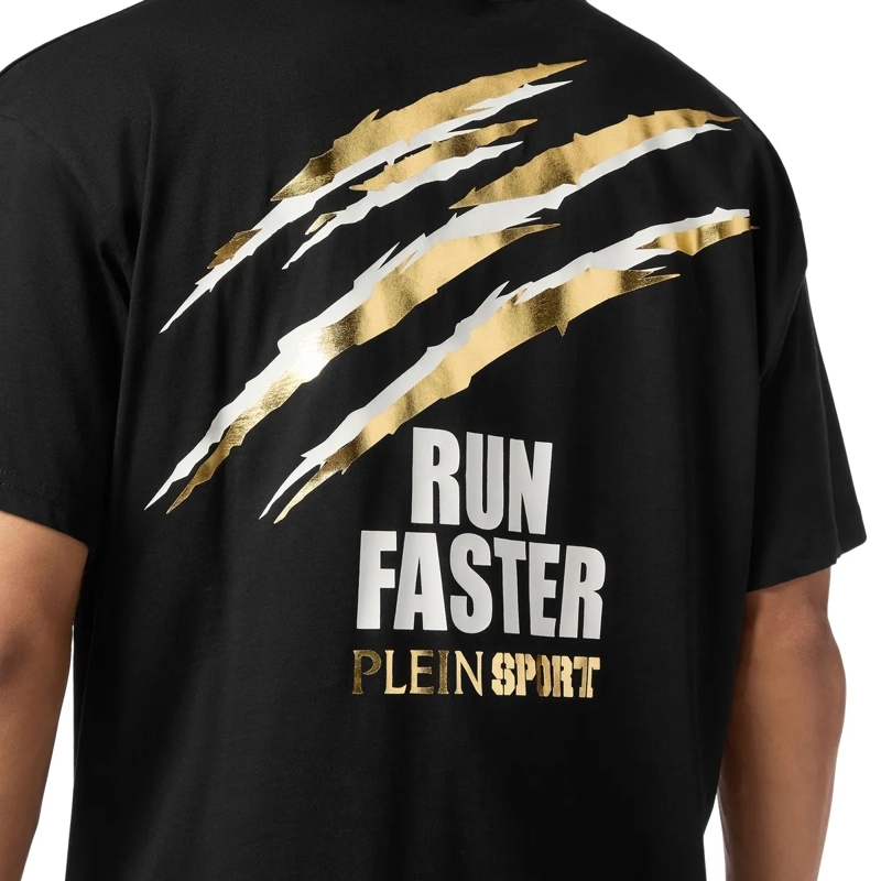 Plein Sport T-Shirt T-Shirt Rundhalsausschnitt Ss Scratch schwarz(Image 5)