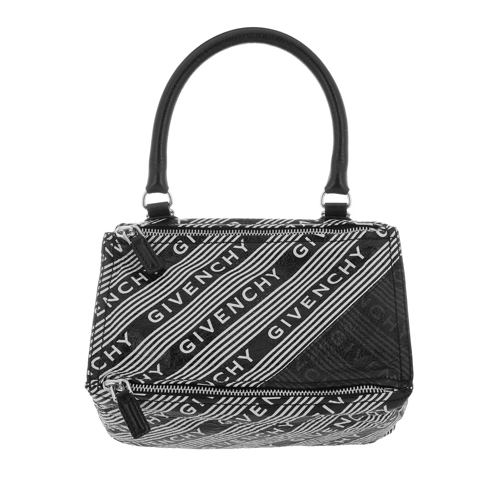 Givenchy Pandora Logo All Over Tote Bag Leather Black Crossbodytas