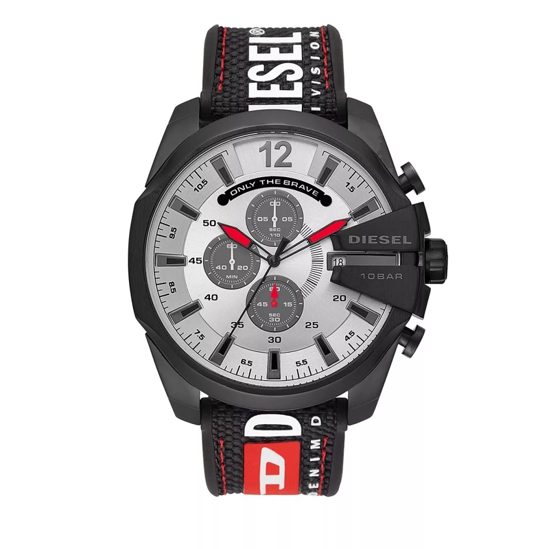 Diesel Chronographe Mega Chief Chronograph Nylon Watch black