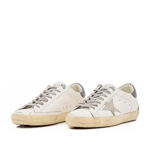 Golden Goose Super Star Leather Sneakers White lage-top sneaker