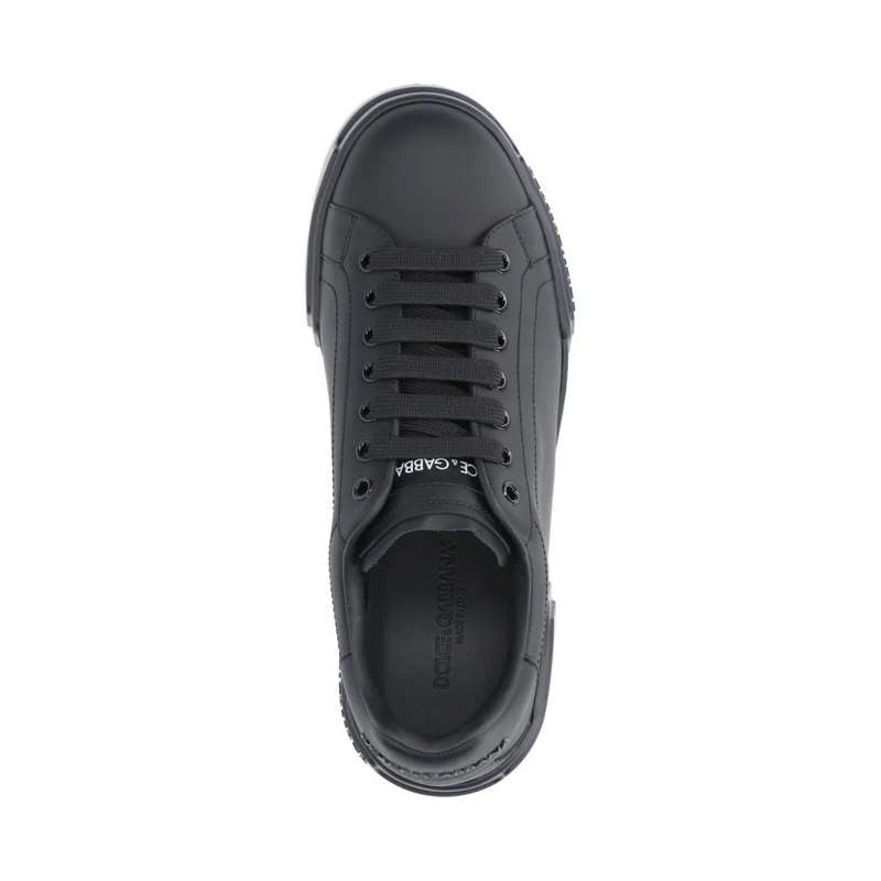 Dolce&Gabbana Low-Top-Sneaker 'Portofino Vintage' Sneakers – Black Black(Image 9)
