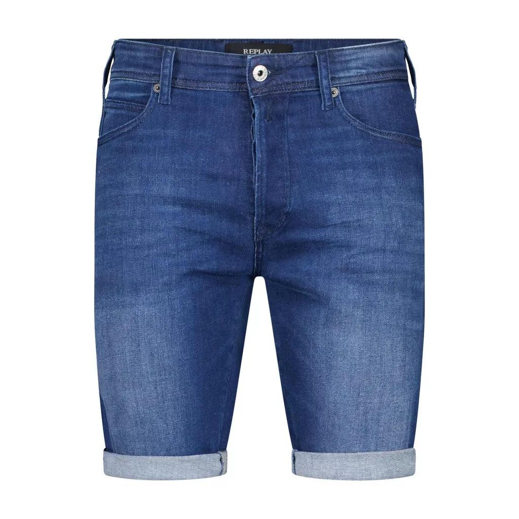 REPLAY Shorts aus Denim 48104211513690 Dunkelblau