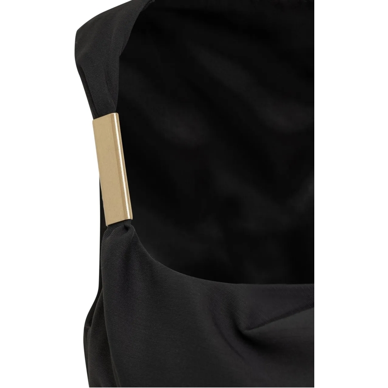 Salvatore Ferragamo Robe midi Abito Lungo schwarz(Image 4)