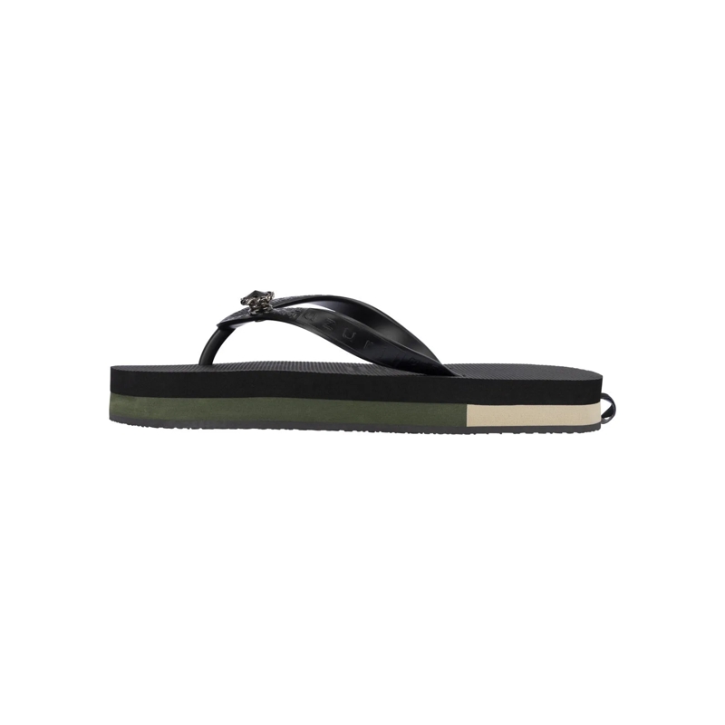 UZURII Flip Flops Zehentrenner Mondriaan Switch Mid Heel schwarz