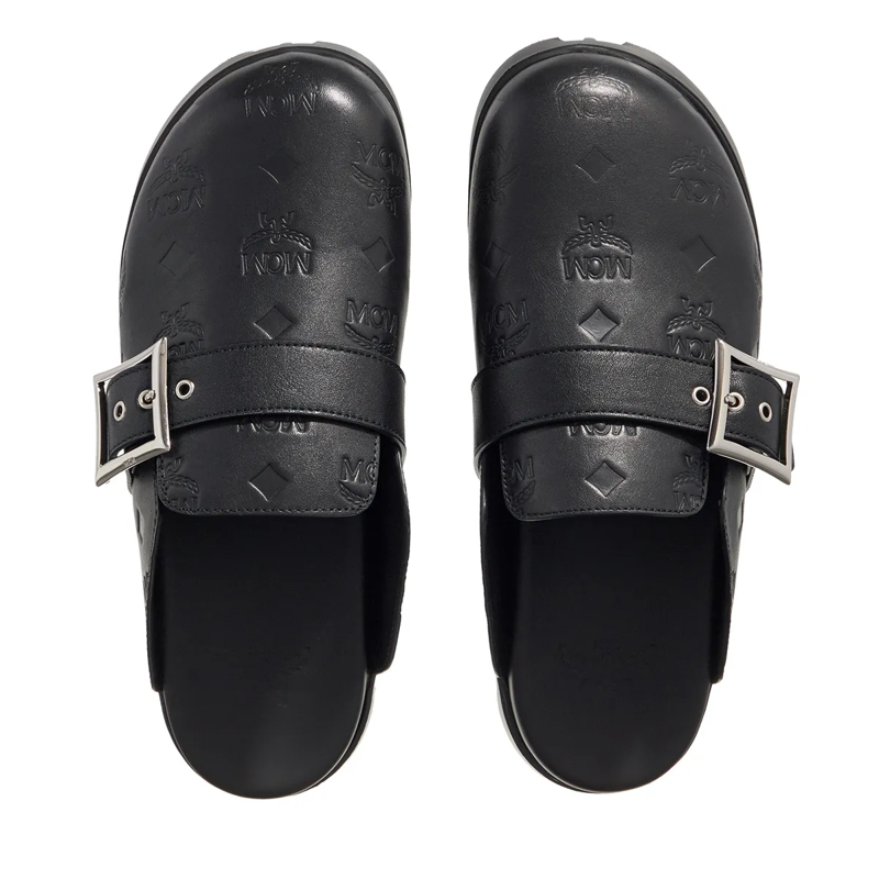 MCM Mules U Mcm Col Eb Mn Lthr Flat Mules Bk(Image 4)