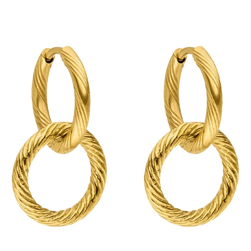 Purelei Ohrstecker Creolen Kii Elua gold