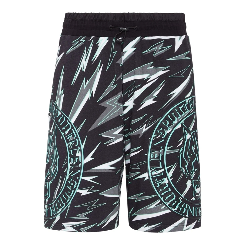 Plein Sport Shorts Shorts Tiger schwarz