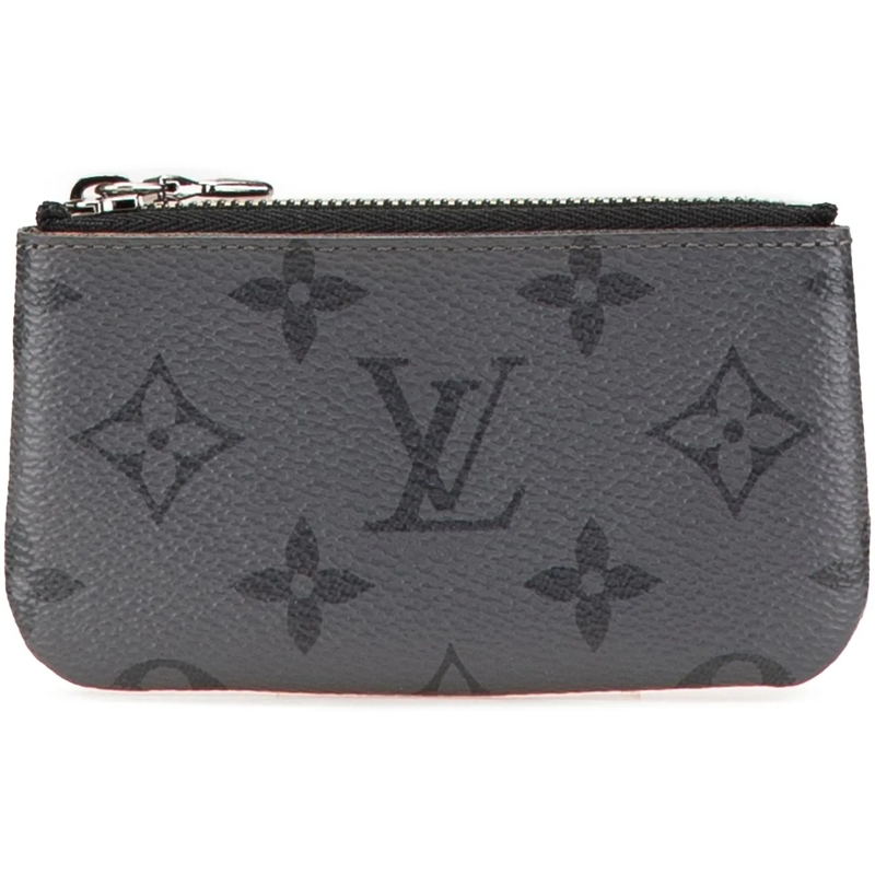 Louis Vuitton Kartenhalter Monogram Eclipse Reverse Pochette Cles grau