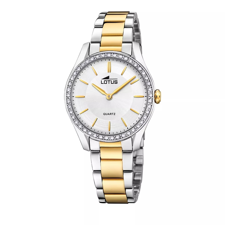 Lotus 316L Stainless Steel Watch Bracelet Bicolor Montre quartz