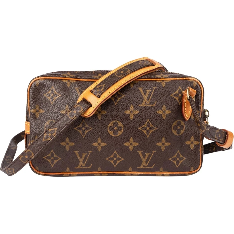 Louis Vuitton Tote Louis Vuitton Canvas Monogram Marly Crossbody Bag braun
