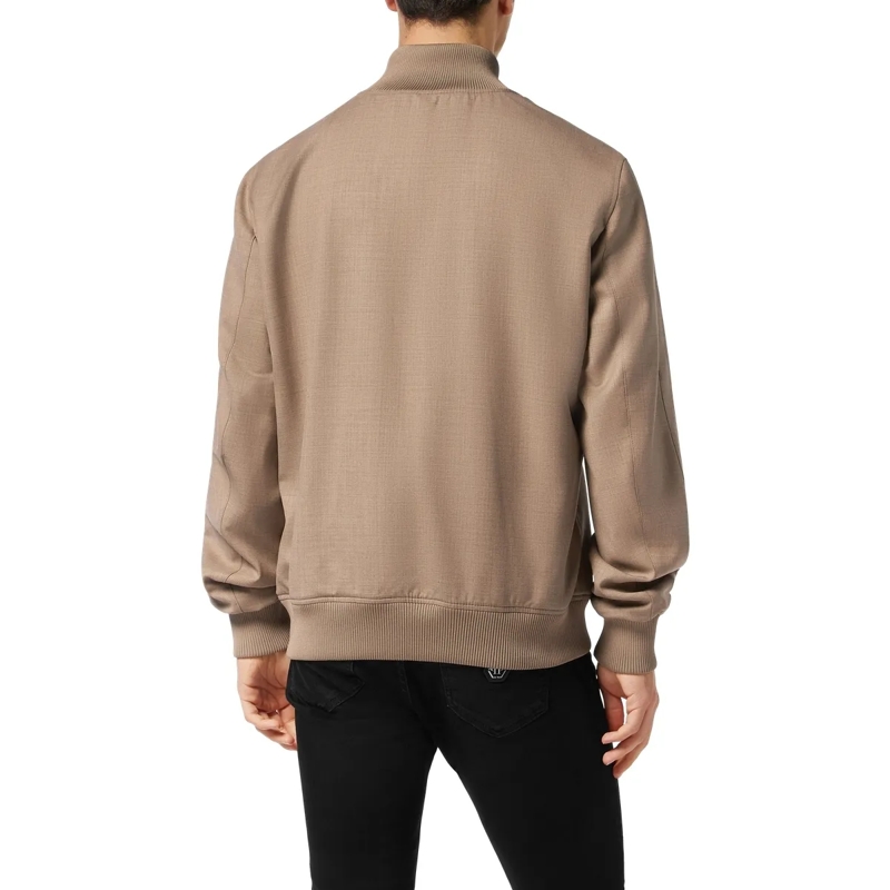 Philipp Plein Lederjacke Jacke beige(Image 2)