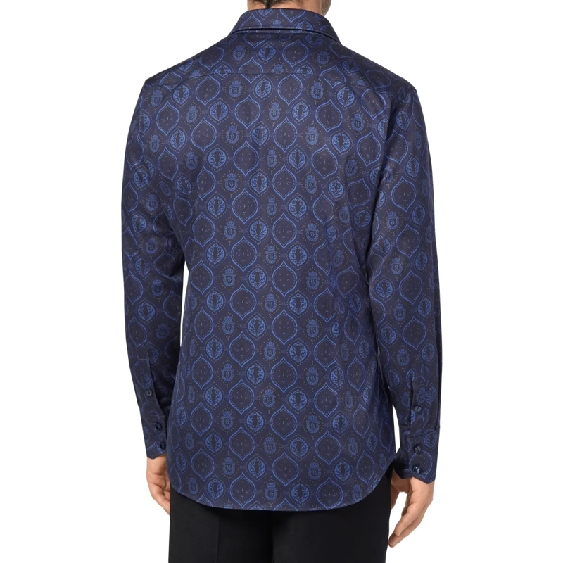 BILLIONAIRE Hemd Hemd Baroque blau(Image 2)