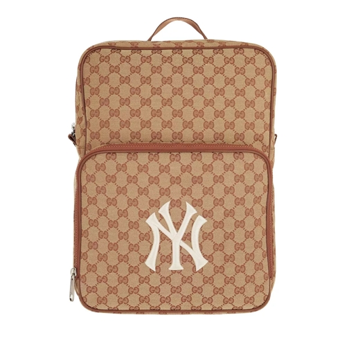 Gucci NY Yankees™ Patch Backpack Medium Beige Rucksack
