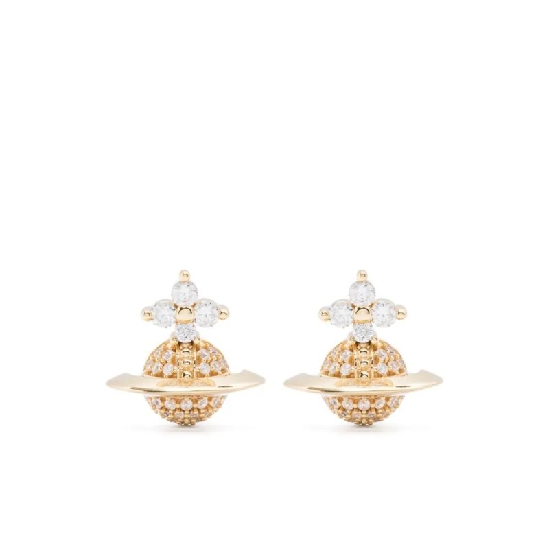 Vivienne Westwood Ohrstecker Gold-Tone Earrings With Signature Orb Not Applicable