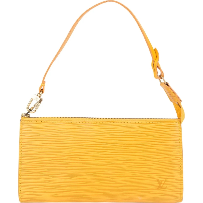 Louis Vuitton Schultertasche Louis Vuitton Yellow Epi Leather Pochette Accessoi gelb