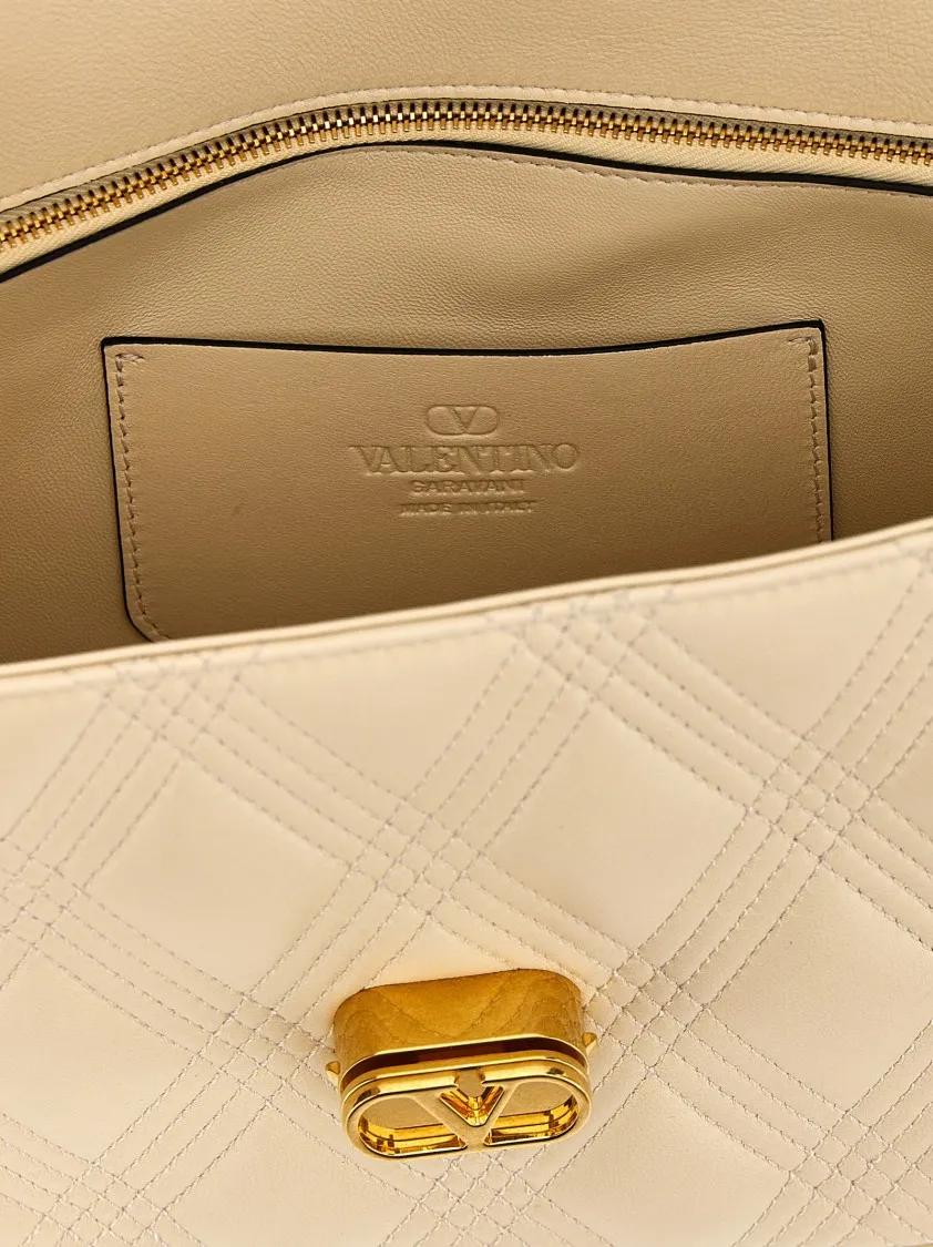 Valentino Garavani Hobo bags 'Quiltie 67' M Shoulder Bag in beige