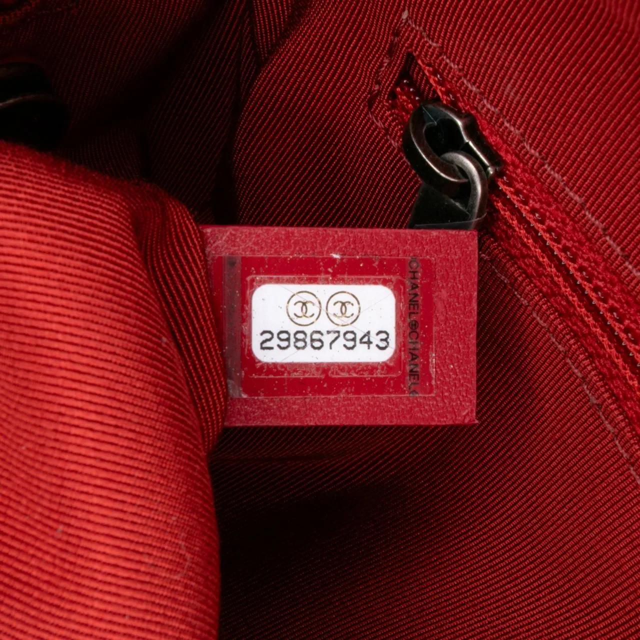 Thumbnail - Chanel Hobo Bags - Calfskin Signature Chain Signe Bowling Bag - Gr. unisize - in Rot - für Damen