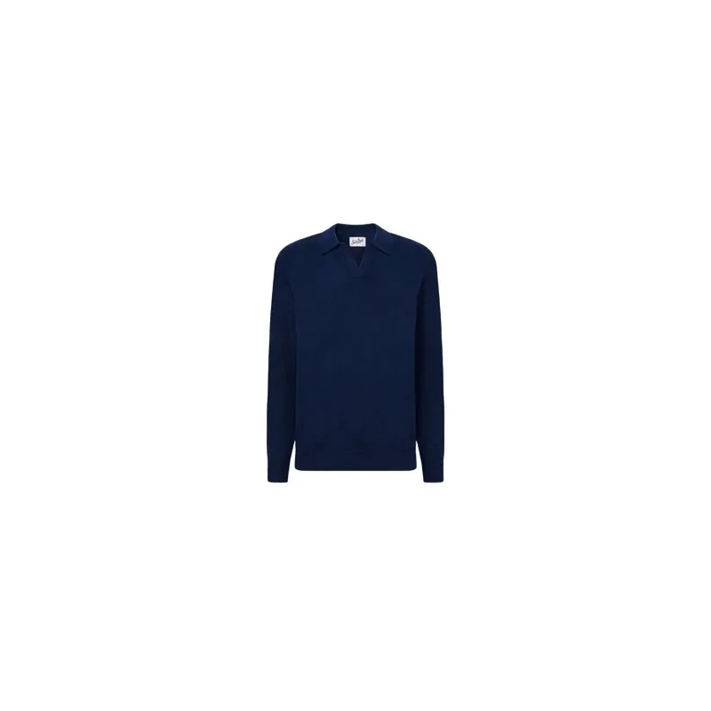 Mc2 Saint Barth  Blue Wool Sweatshirt Black