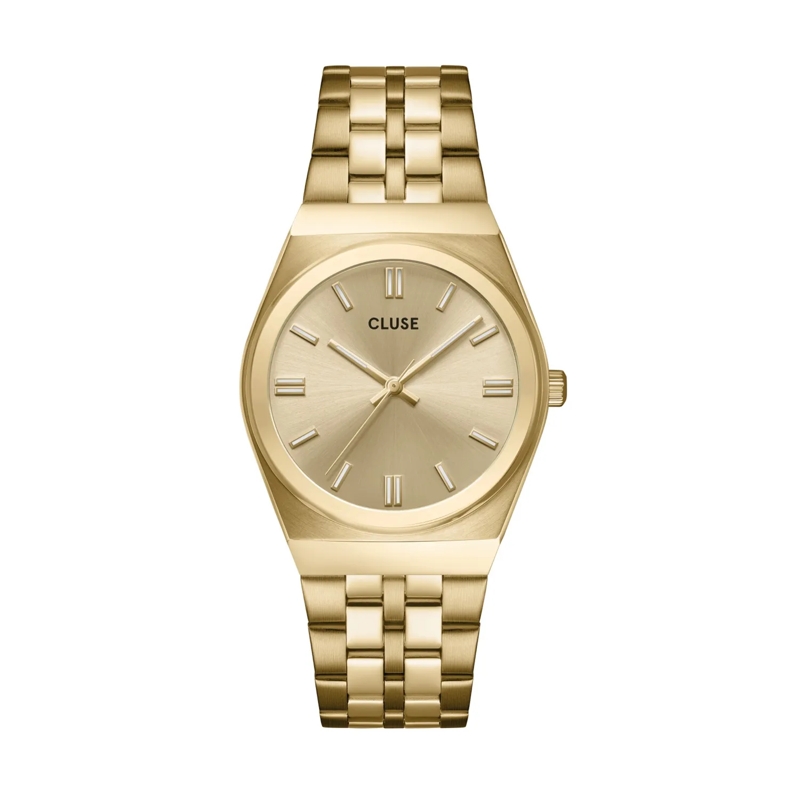 CLUSE Montre à quartz Retro 70s Uhr Gold