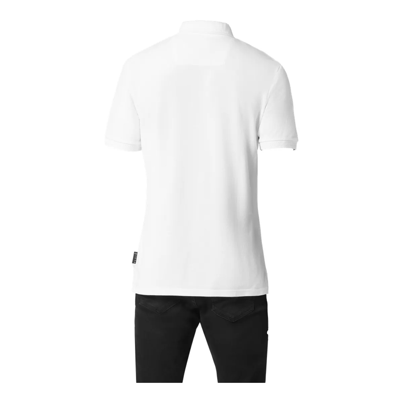 Philipp Plein Top Poloshirt Gothic Plein weiss(Image 2)