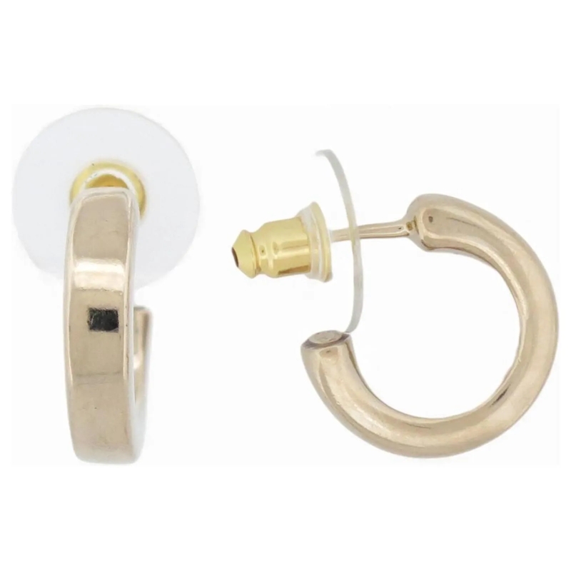 Chanel Ohrstecker CHANEL CREOLE-OHRRINGE MIT GOLDENEN METALLSPITZEN  gold