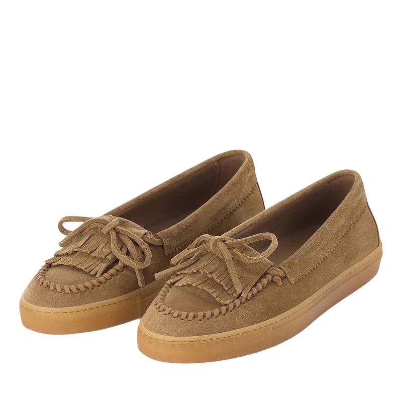 Copenhagen Chaussures à lacets Mokassin CPH365 aus Veloursleder braun