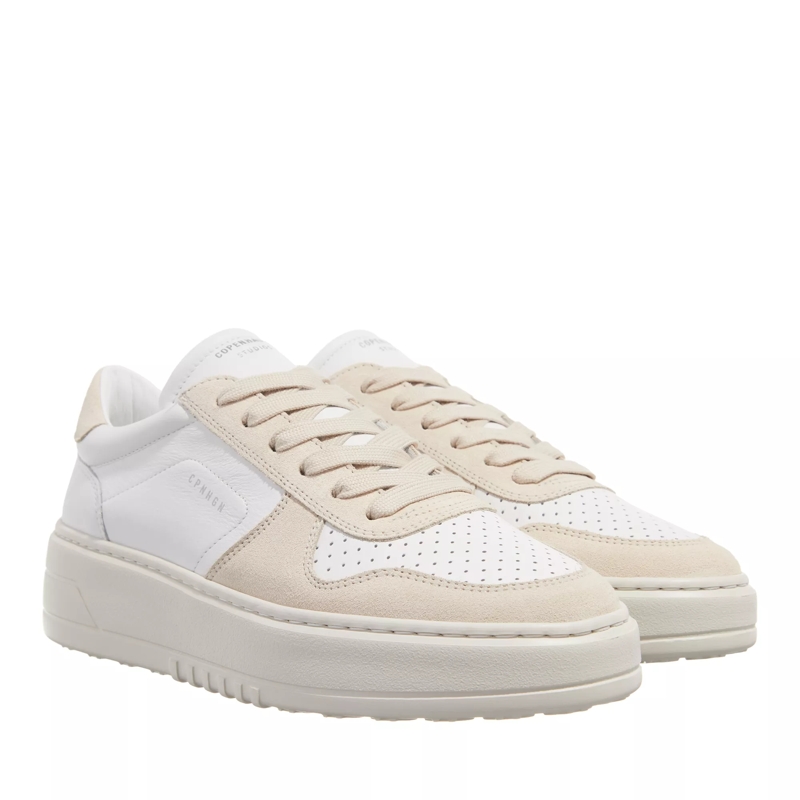 Copenhagen Low-Top-Sneaker CPH77 Leather Mix  White/Cream