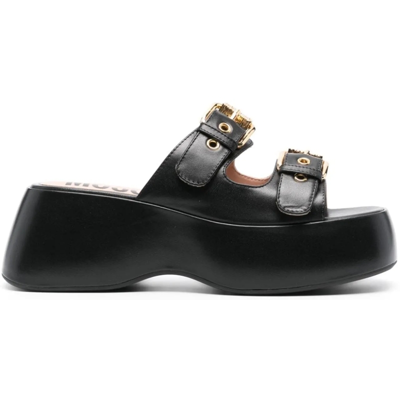 Moschino Sandalen Sandals Black schwarz