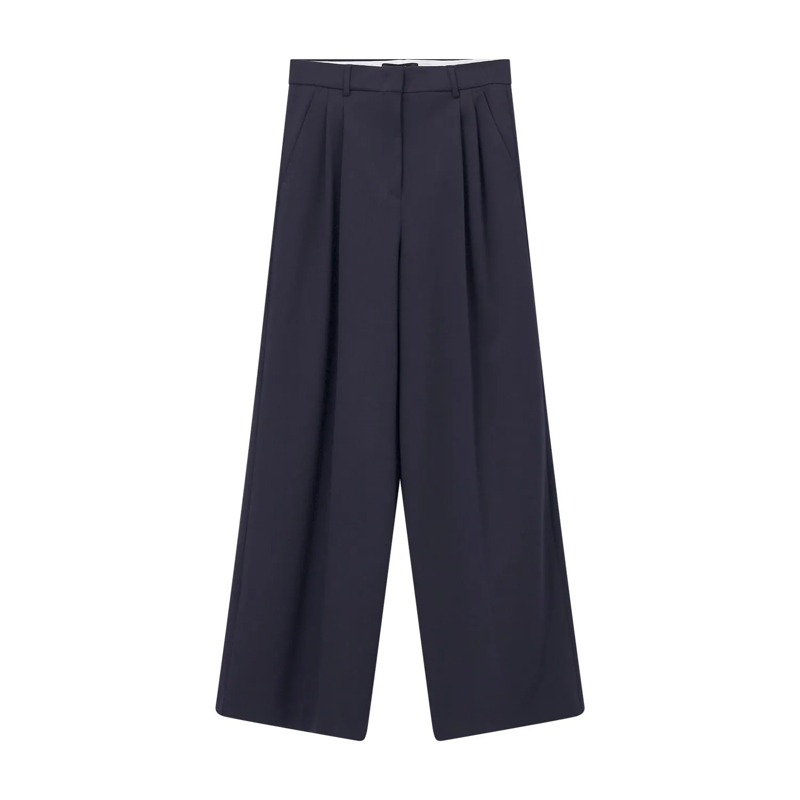 WEEKEND Max Mara Pantalons décontractés Weite Hose Asta blau