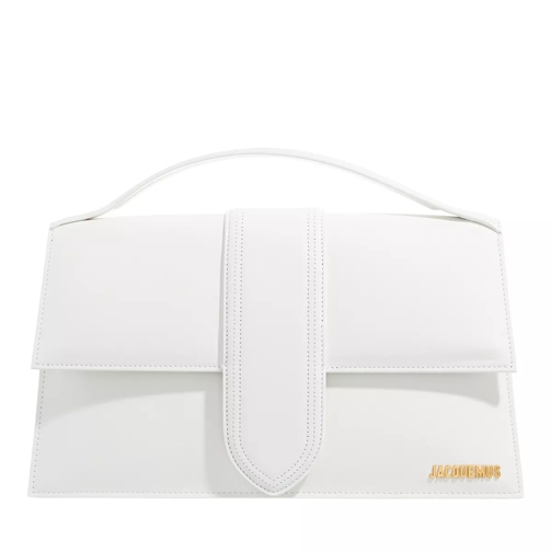 Jacquemus Le Bambinou Flap Bag Leather White Cartable