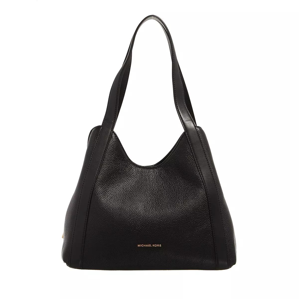 Rosemary Large Shoulder Tote Black Shopping Bag