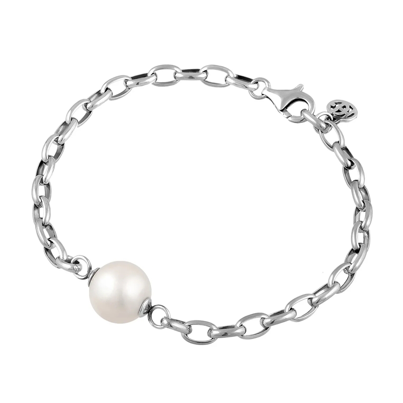 Haze & Glory Armband Armband Gliderarmband - Chunky Perle 925 Silber silber(Image 2)