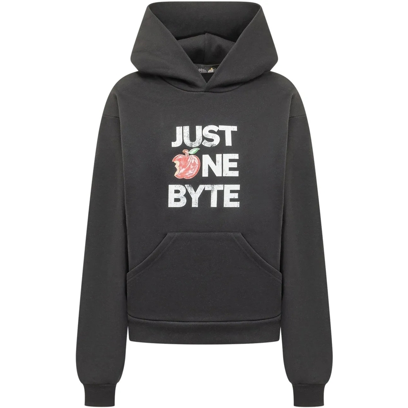 Coperni Weste Felpa Just One Byte dunkelgrau