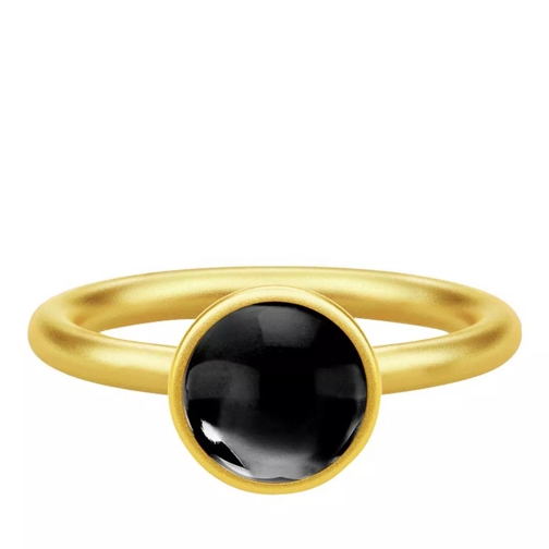 Julie Sandlau Primini Ring Gold/Black Bague cocktail