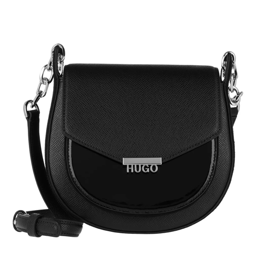 Hugo Victoria Saddle Bag Black Crossbody Bag