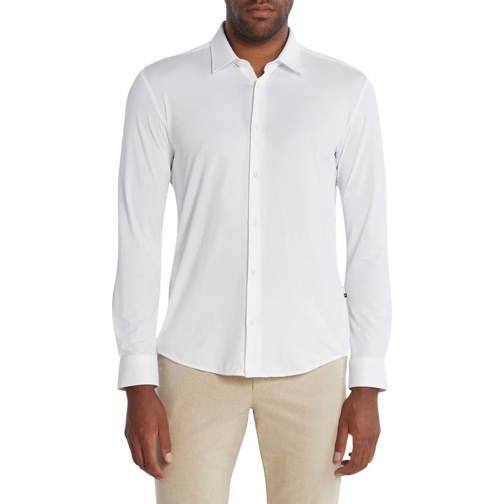 Hugo Hauts décontractés Boss Shirts White weiß