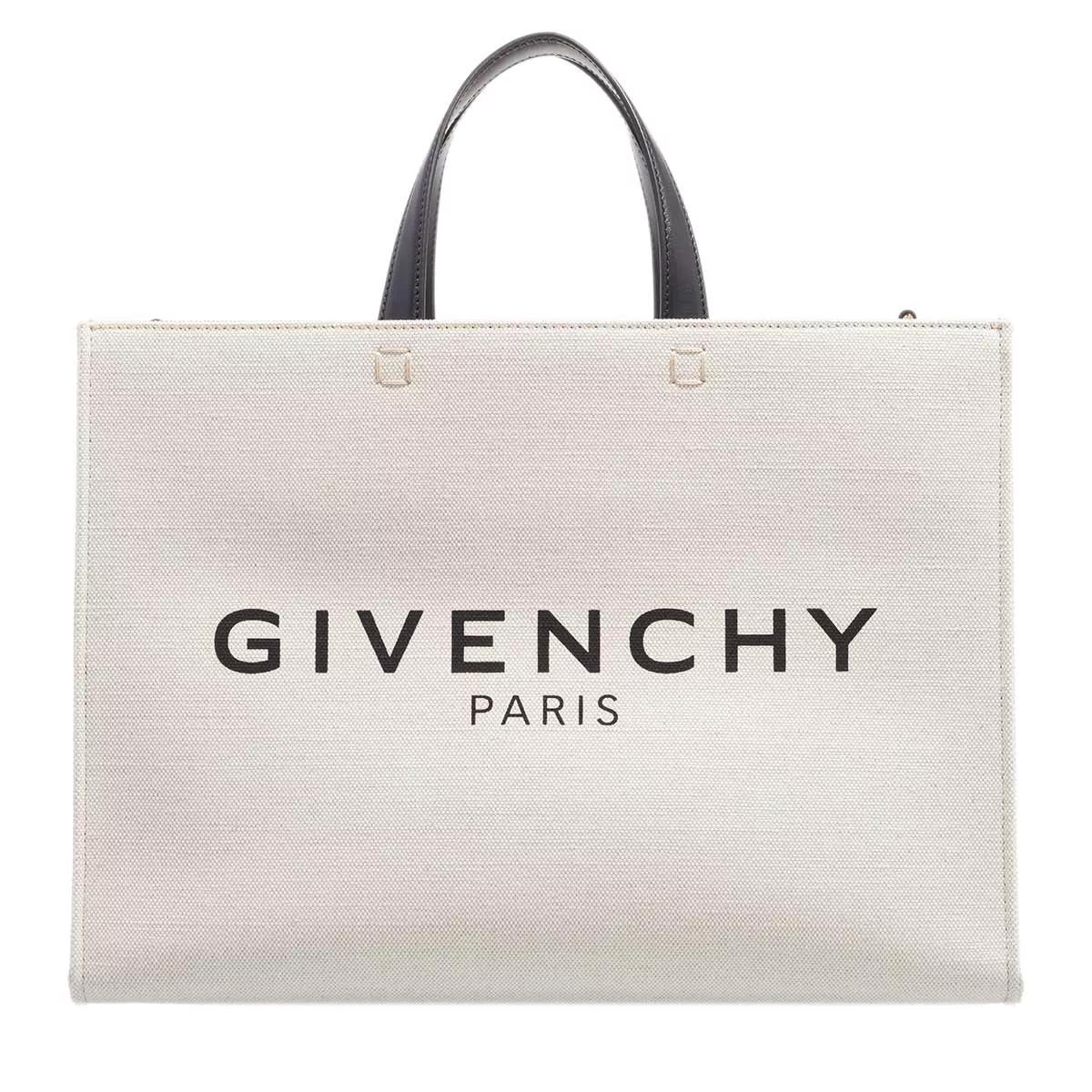 Shop GIVENCHY 2024 SS Medium g-tote shopping bag in leather  (BB50WPB1Y6-001) by EMito